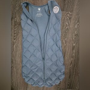 Quilted Sleeveless Baby Sleeping Bag - Gray